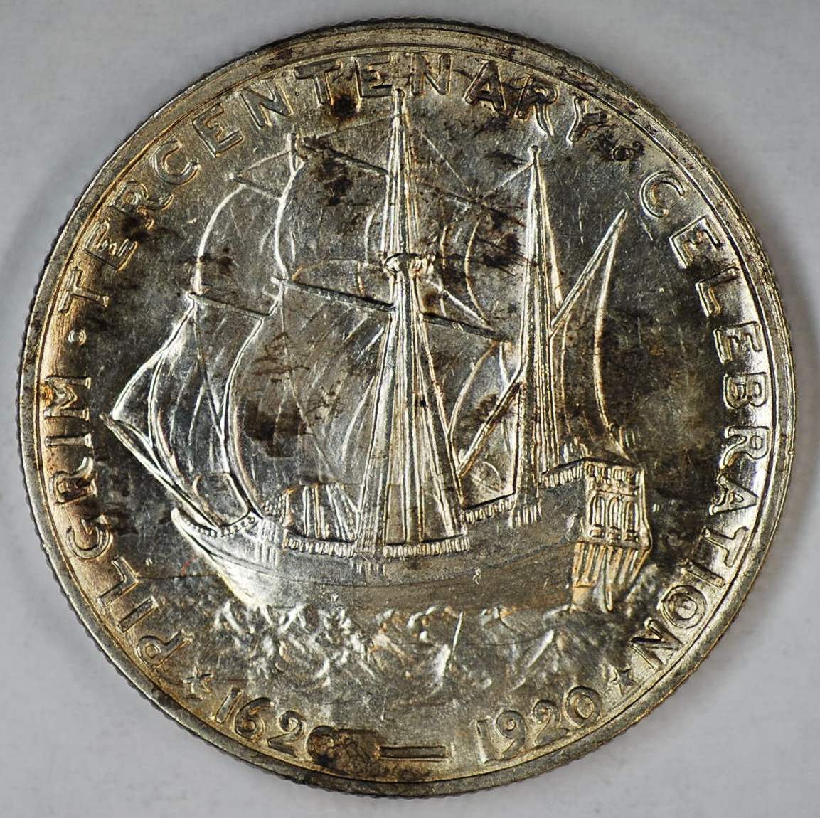 1920-1921 PILGRIM COMMEMORATIVE HALF DOLLAR